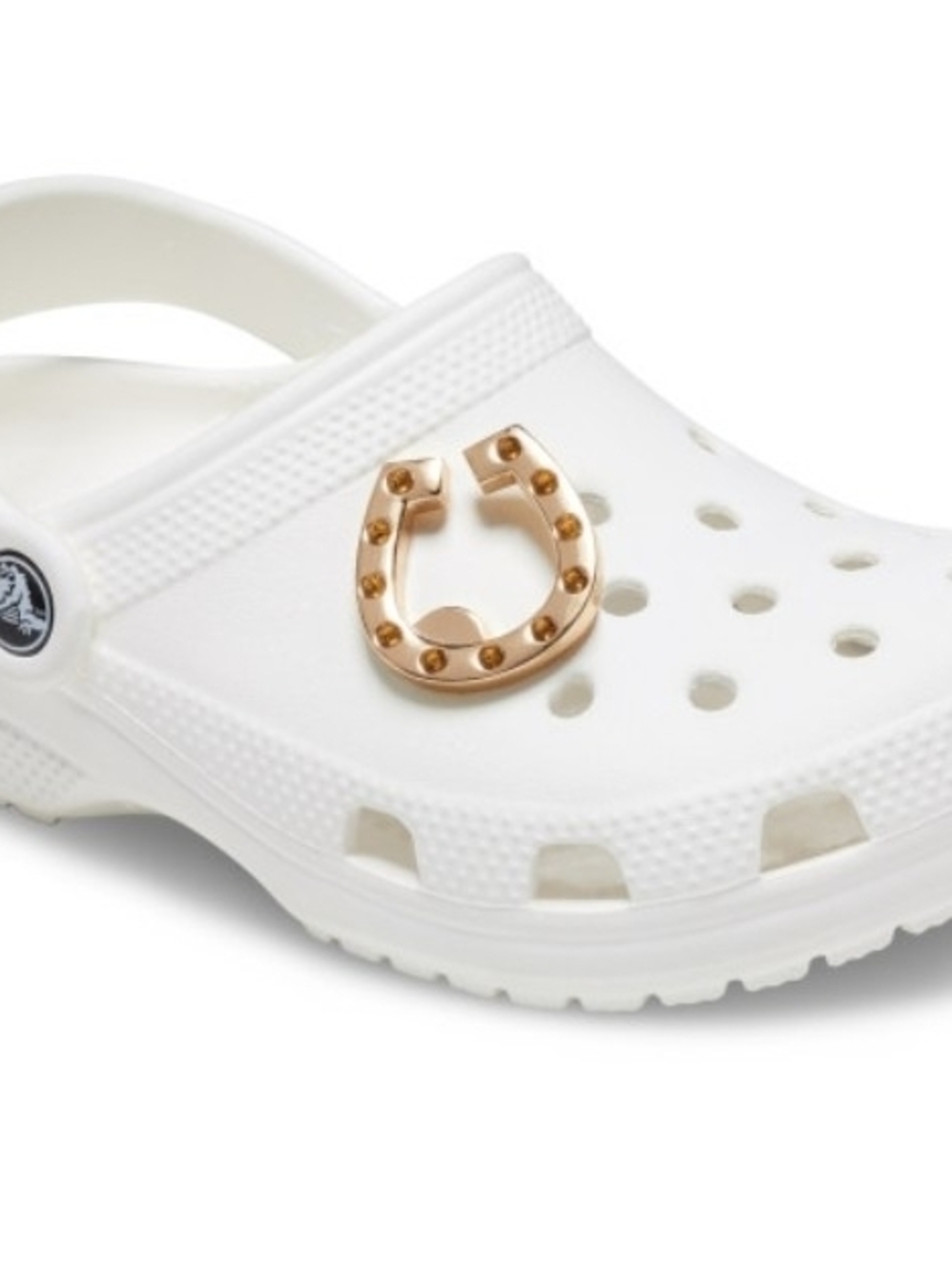 CROCS Gold Studded Horseshoe Charm Jibbitz